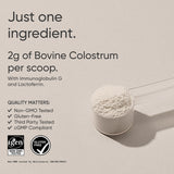 Sports Research Colostrum Poudre, scoop inclus, dosage précis pour vos boissons.
