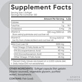 Emballage compact adapté au régime pescetarien pour Sports Research Omega-3
