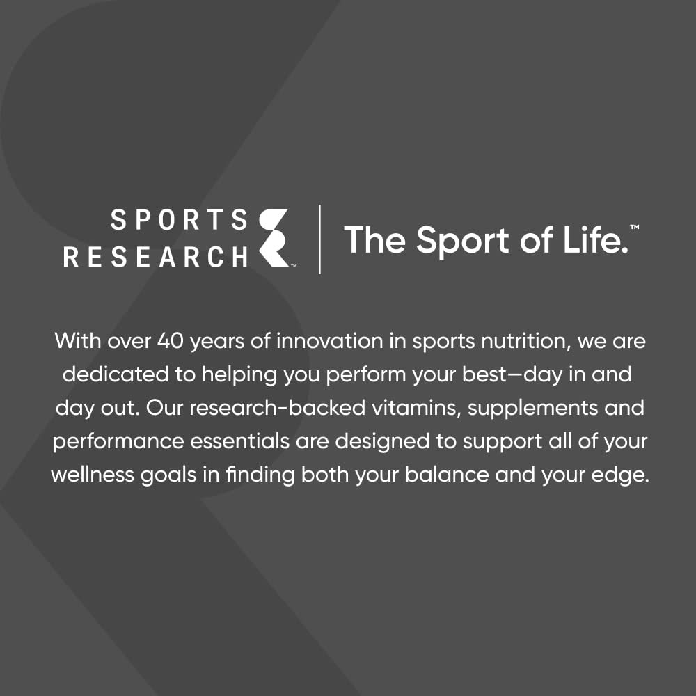 Sports Research CoQ10 emballage pratique et gélules faciles à prendre.