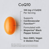 Gélules vegan certifiées Sports Research CoQ10, faciles à avaler.