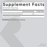 Sports Research Creapure Creatine Monohydrate – athlète utilisant le produit pendant l’entraînement.