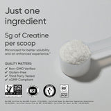 Sports Research Creapure Creatine Monohydrate – doseur montrant le mélange facile.