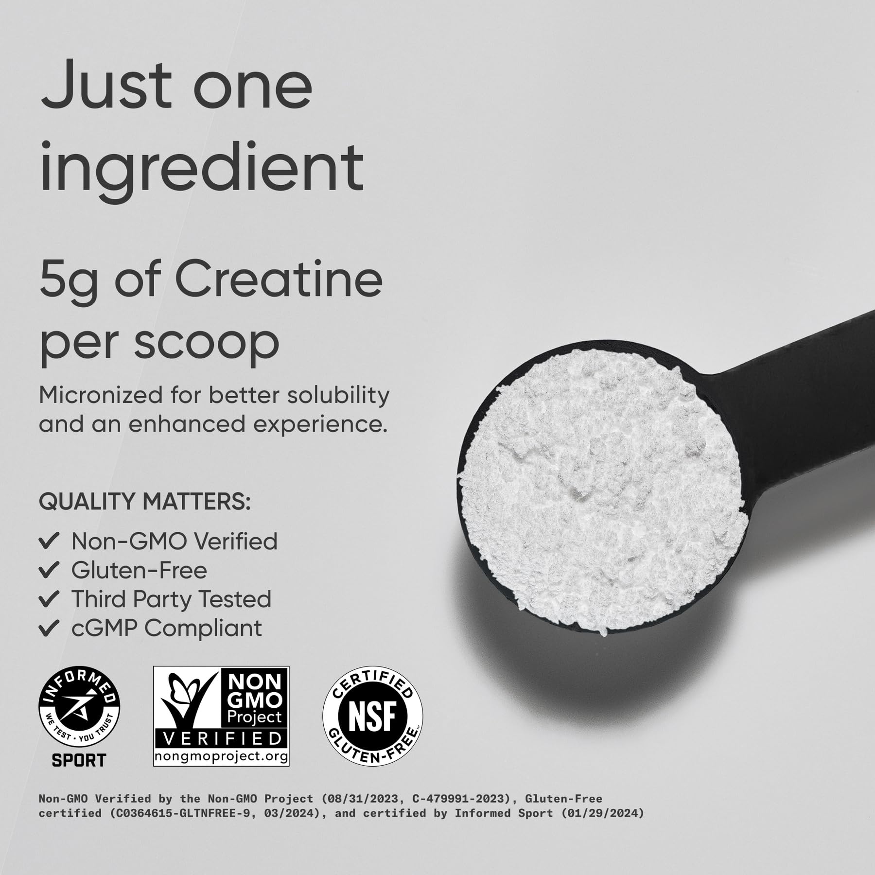 Sports Research Creatine Monohydrate, poudre pour dissolution rapide dans l'eau froide, soutient potentiellement l'endurance