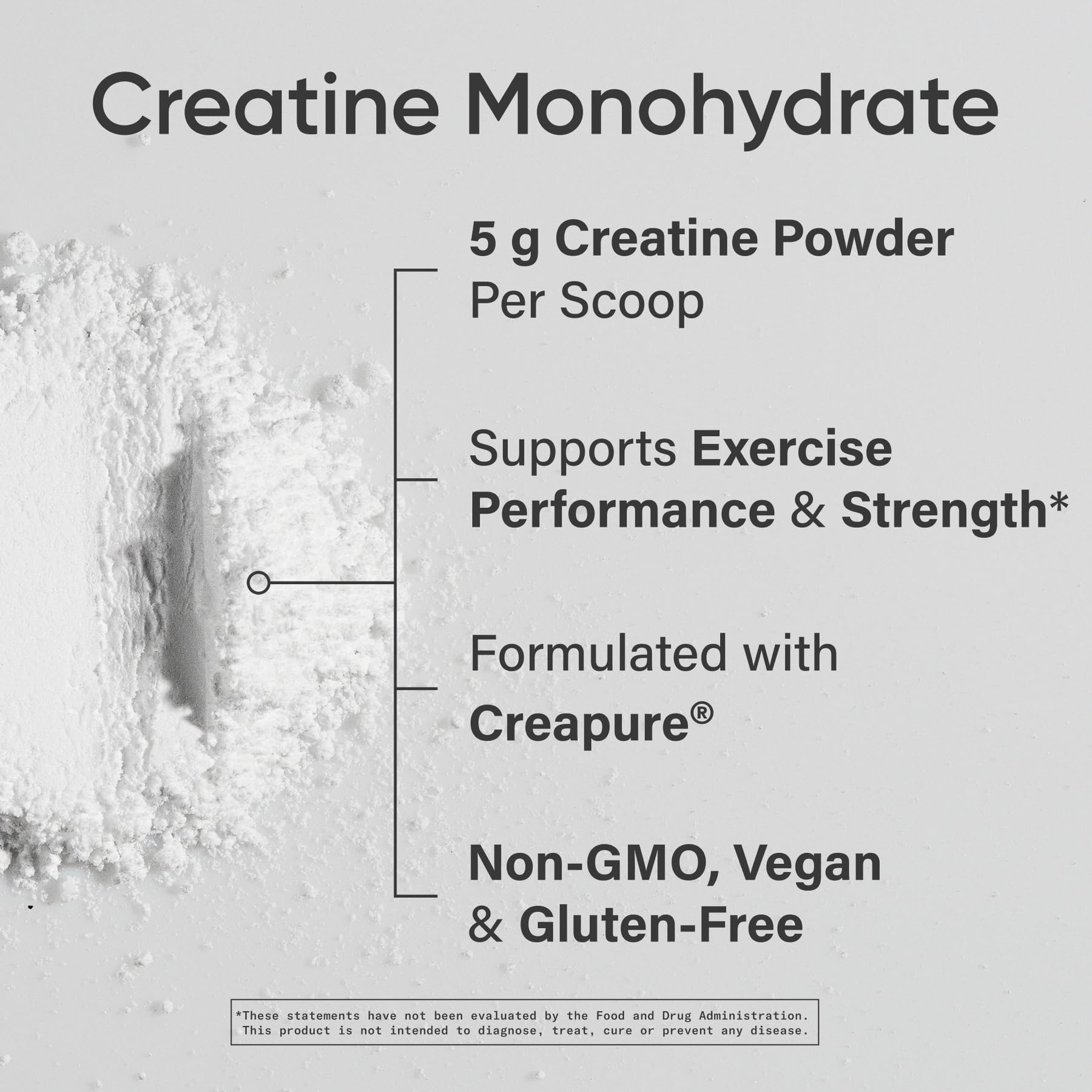 Sports Research Creapure Creatine Monohydrate – shaker prêt au mélange rapide.