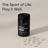 Sports Research D3 végane, vitamine D et soleil, énergie potentielle.