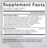 Sports Research Daily Probiotics, libération retardée: absorption potentielle améliorée.