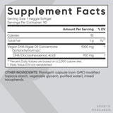 Sports Research DHA végan oméga-3, source végétale et sans poisson.