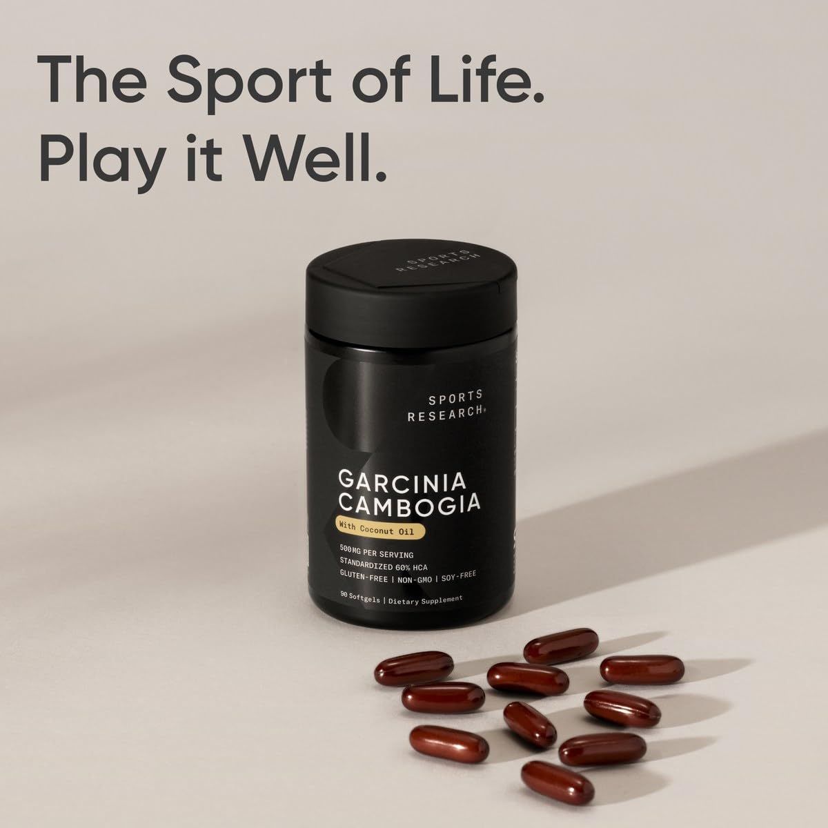 Sports Research Garcinia Cambogia – emballage pratique et facile à ranger.