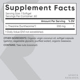 Sports Research étiquette sans gluten et sans OGM - choix sûr et propre.