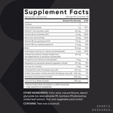 Sports Research Hydrate – doseur et shaker prêt à mélanger la poudre.