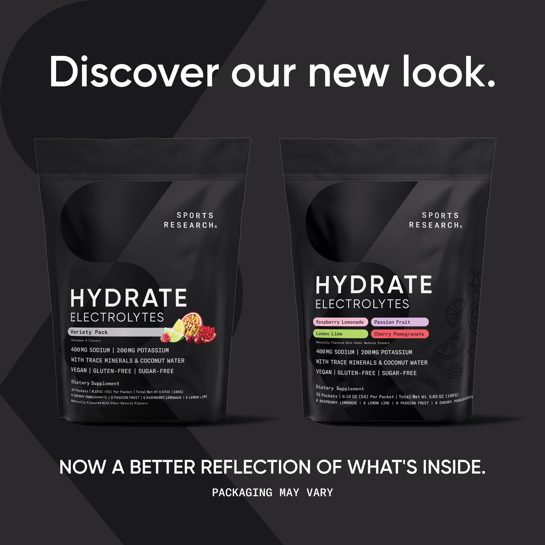 Sports Research Hydrate paquets batonnet voyage : hydratation rapide lors d'un déplacement.