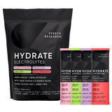 Sports Research Hydrate paquets emballage : solution nomade pour boire pendant l'entraînement.