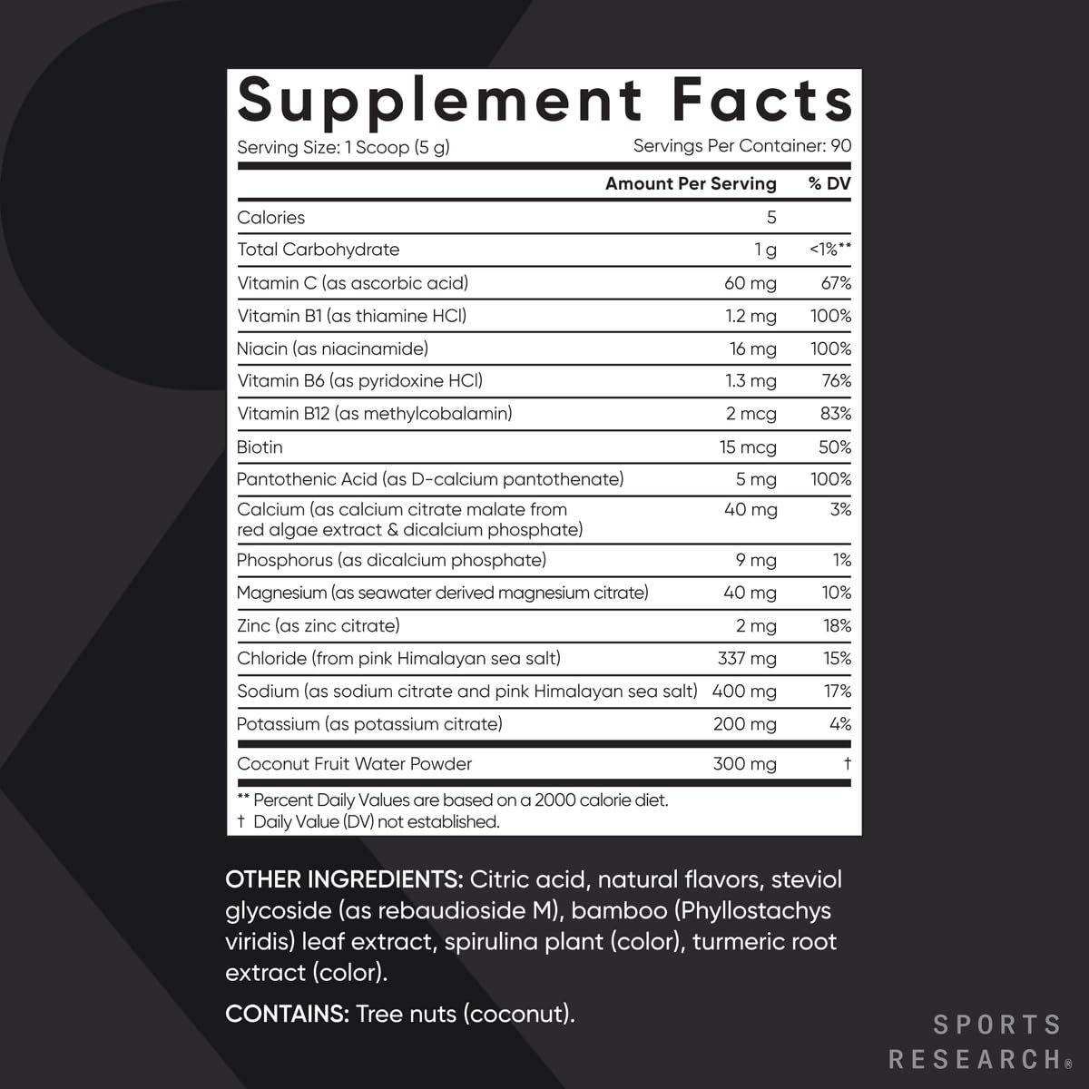 Mélange Hydrate Sports Research avec eau pour une hydratation personnalisée