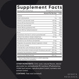 Mélange Hydrate Sports Research avec eau pour une hydratation personnalisée