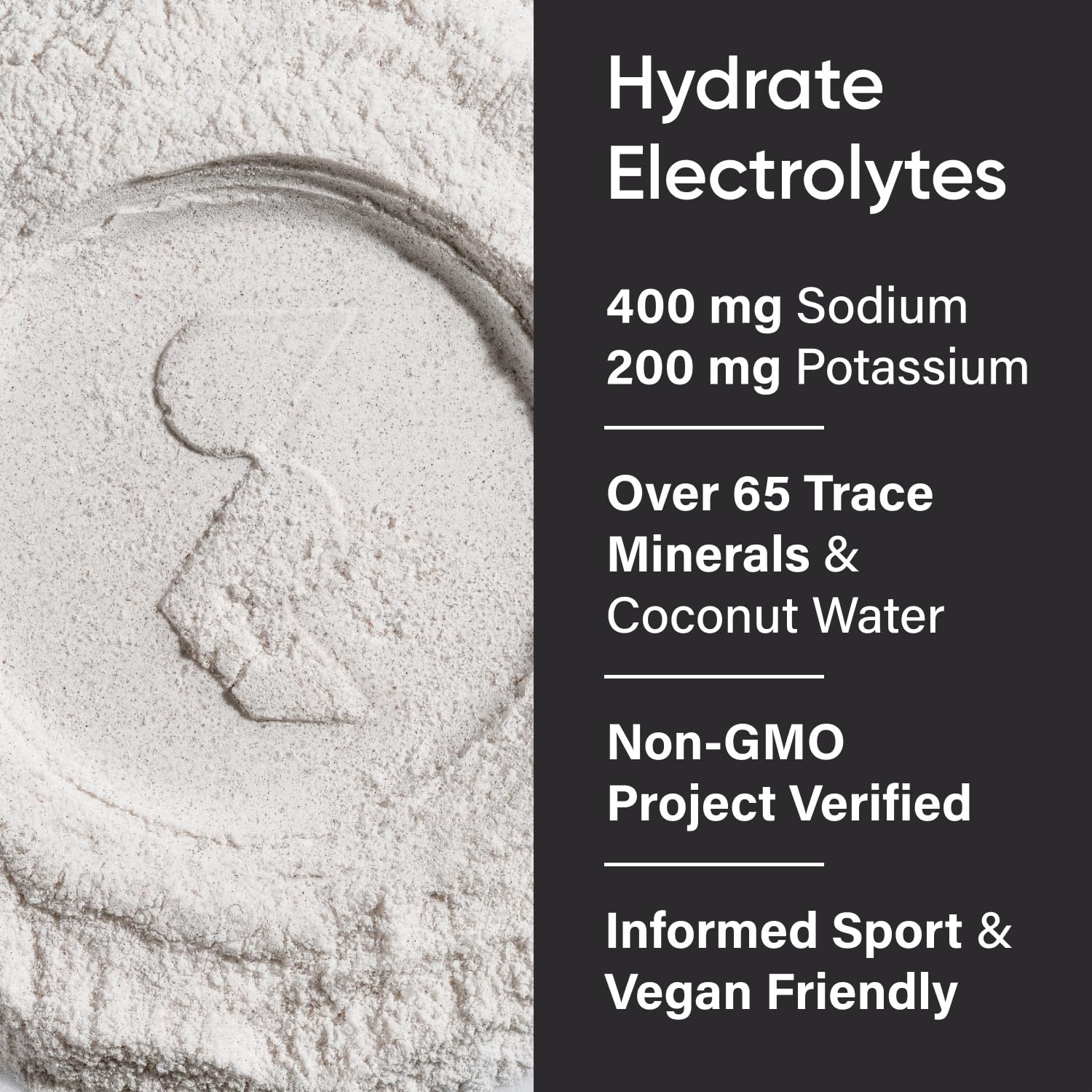 Électrolytes et eau de coco Hydrate pour les minéraux.