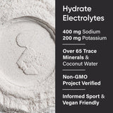 Électrolytes et eau de coco Hydrate pour les minéraux.