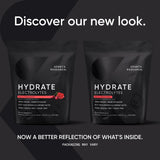 Sachets Hydrate saveur framboise-citronnade, goût naturel et rafraîchissant.