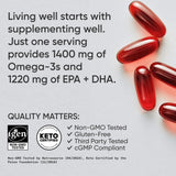 Sports Research Keto Omega: Krill antarctique certifié MSC pour la durabilité