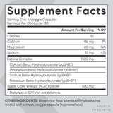 Produit sans gluten et vegan, certifié keto et fabriqué aux États-Unis.