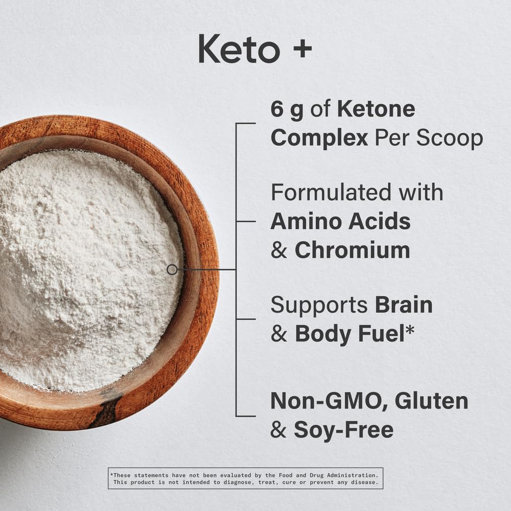 Sports Research Keto Plus – Gobelet de préparation Fruit Punch, dissolution rapide et sans grumeaux.