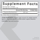 Sports Research L-Theanine - sans gluten et sans OGM, garantie qualité.