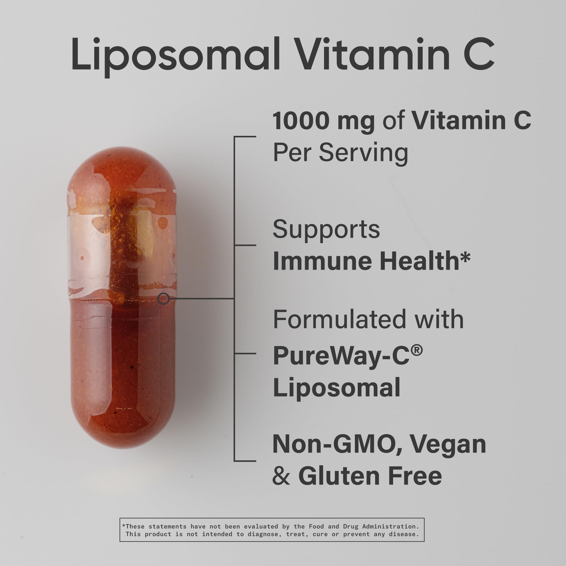 Capsules liposomiques de Sports Research, format liquide, absorption améliorée pour l'organisme.