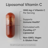 Capsules liposomiques de Sports Research, format liquide, absorption améliorée pour l'organisme.