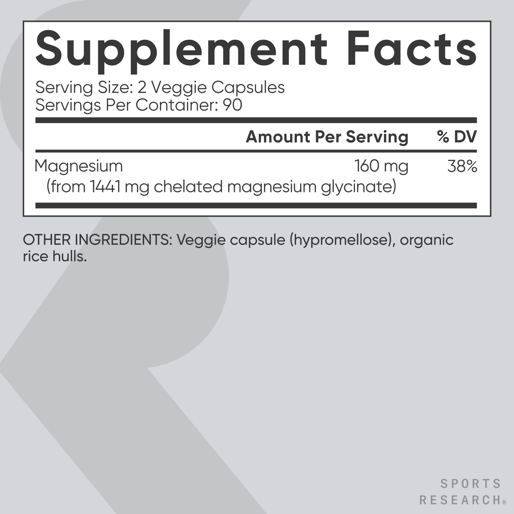 Sports Research Magnesium Glycinate – focus sur l absorption renforcée par la formule
