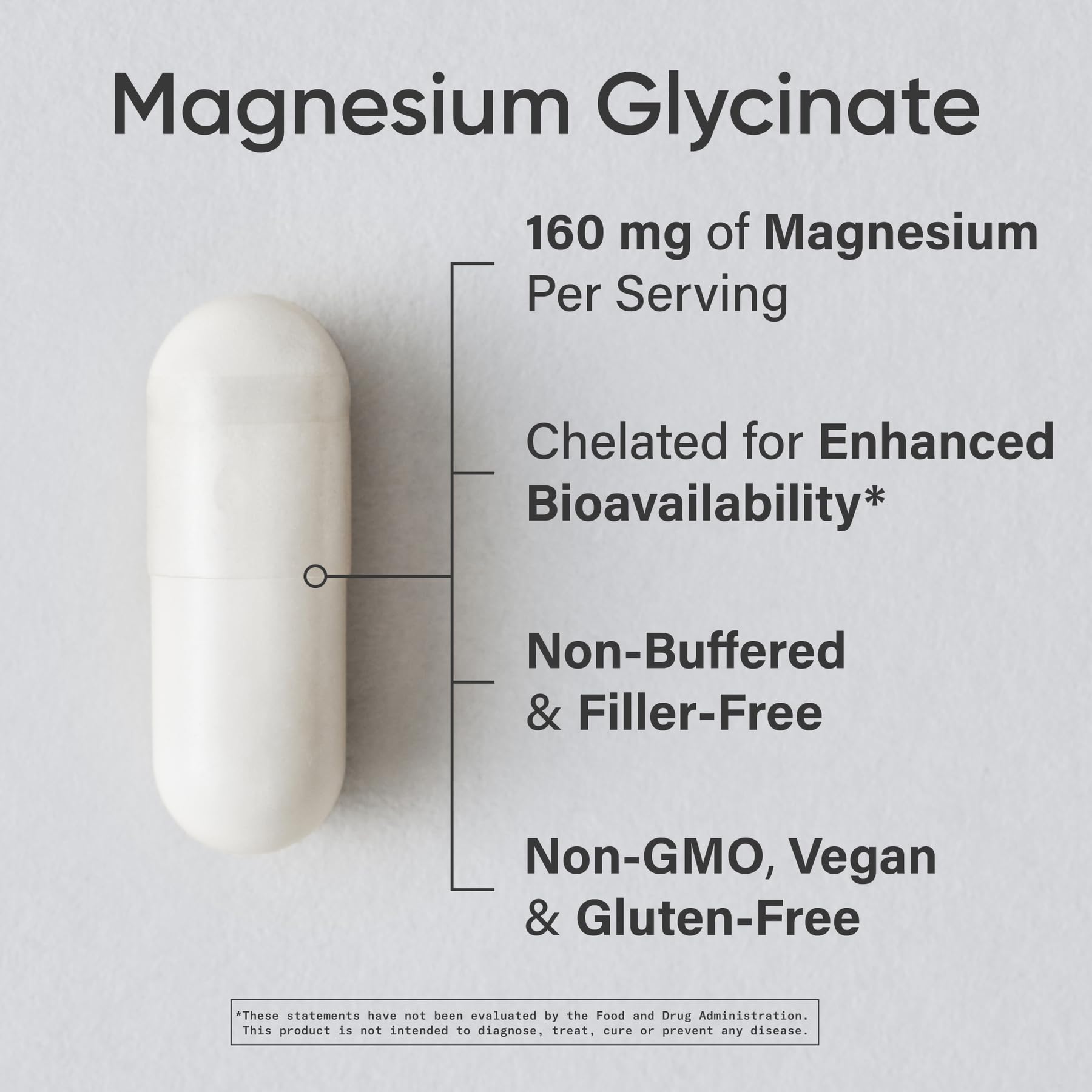Sports Research Magnesium Glycinate – capsules vegan faciles à prendre au quotidien
