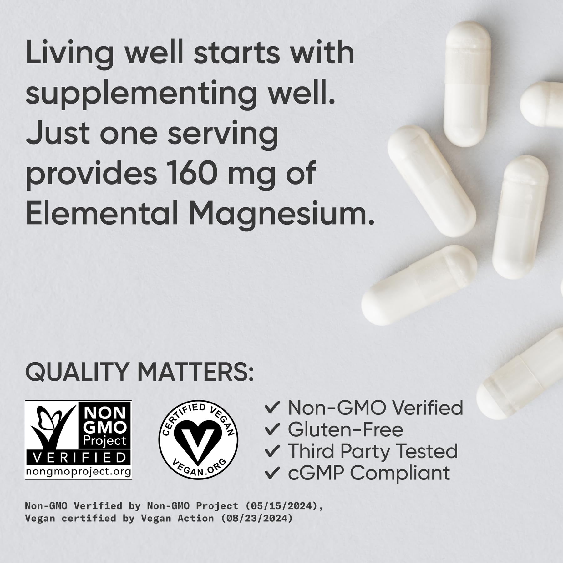 Sports Research Magnesium Glycinate – softgel liquide, option d administration flexible