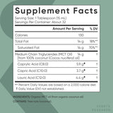 Sports Research MCT Oil étiquette bio USDA et traçabilité.