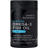 Sports Research Omega-3 Mini Softgels: gélules mini faciles à avaler pour votre routine.