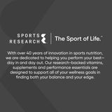 Sports Research Mélange pratique après-entraînement et récupération légère.
