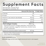 Sports Research Multi Collagen: hyaluronique et acide ascorbique pour peau et mobilité