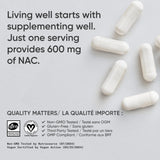 NAC 600 mg au parfum citron, par Sports Research.