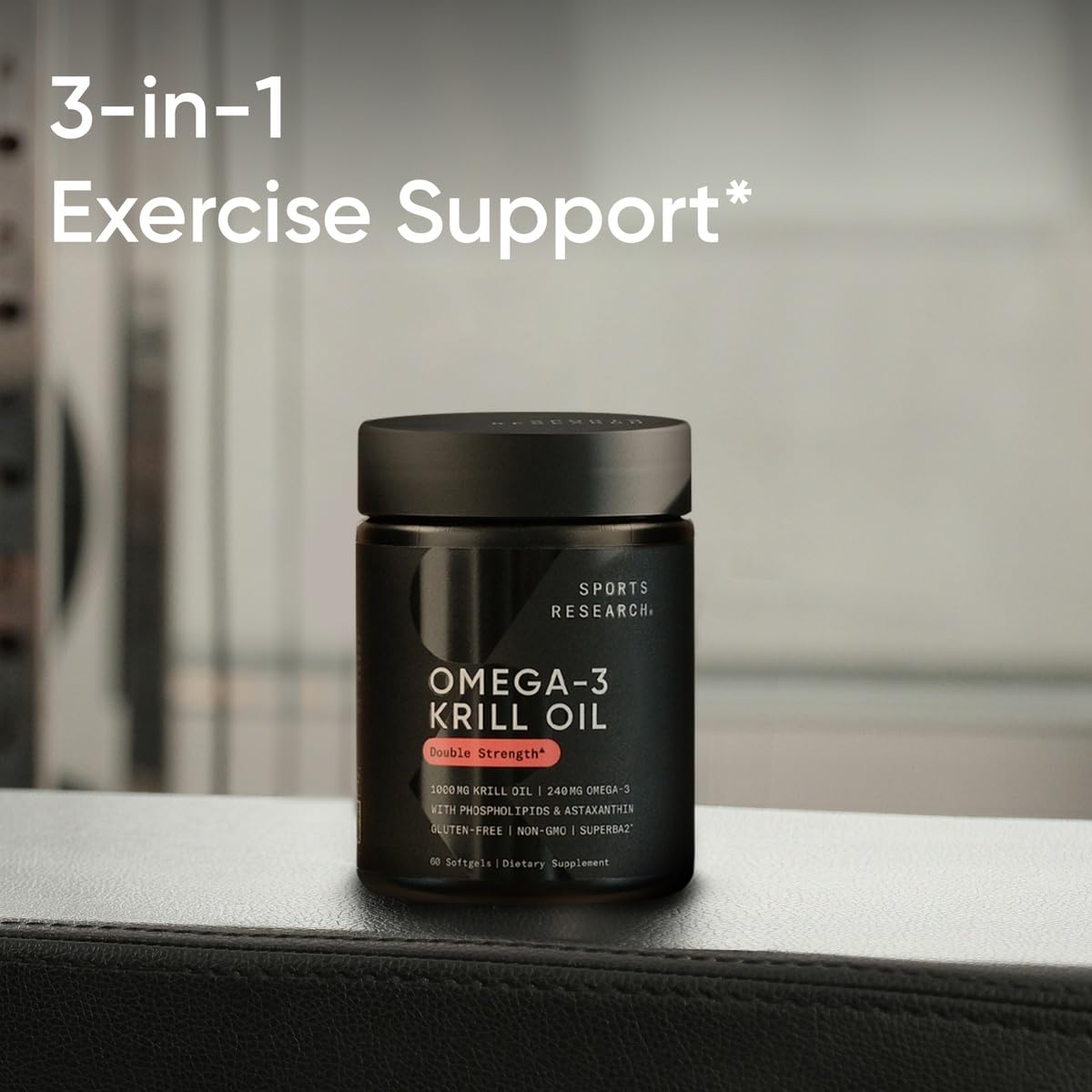 Sports Research Omega-3 Krill Oil certifications MSC, garantie responsable.