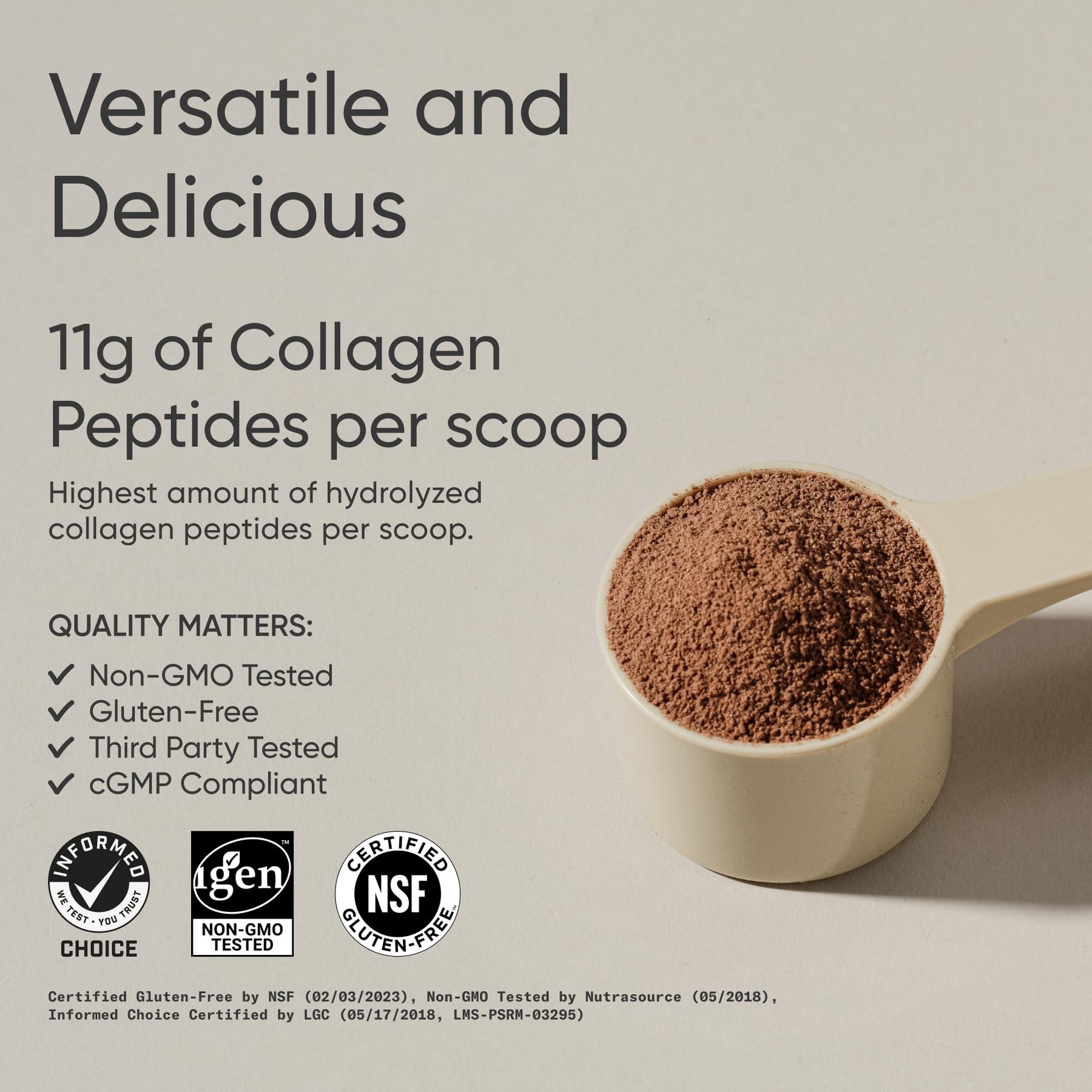 Sports Research Poudre chocolat noir, goût riche pour smoothies et cafés.