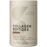 Sports Research Poudre collagen peptides Type I et III, mélange facile pour peau et articulations.
