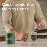 Sports Research Poudre MCT dans thé ou café, boisson plus riche et onctueuse.