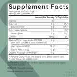 Sports Research Poudre MCT pour cuisine légère, cuisson et pâtisserie.