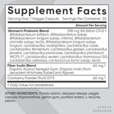 Sports Research Probiotiques Femmes – inuline, 60 mg de fibre pour digestion.