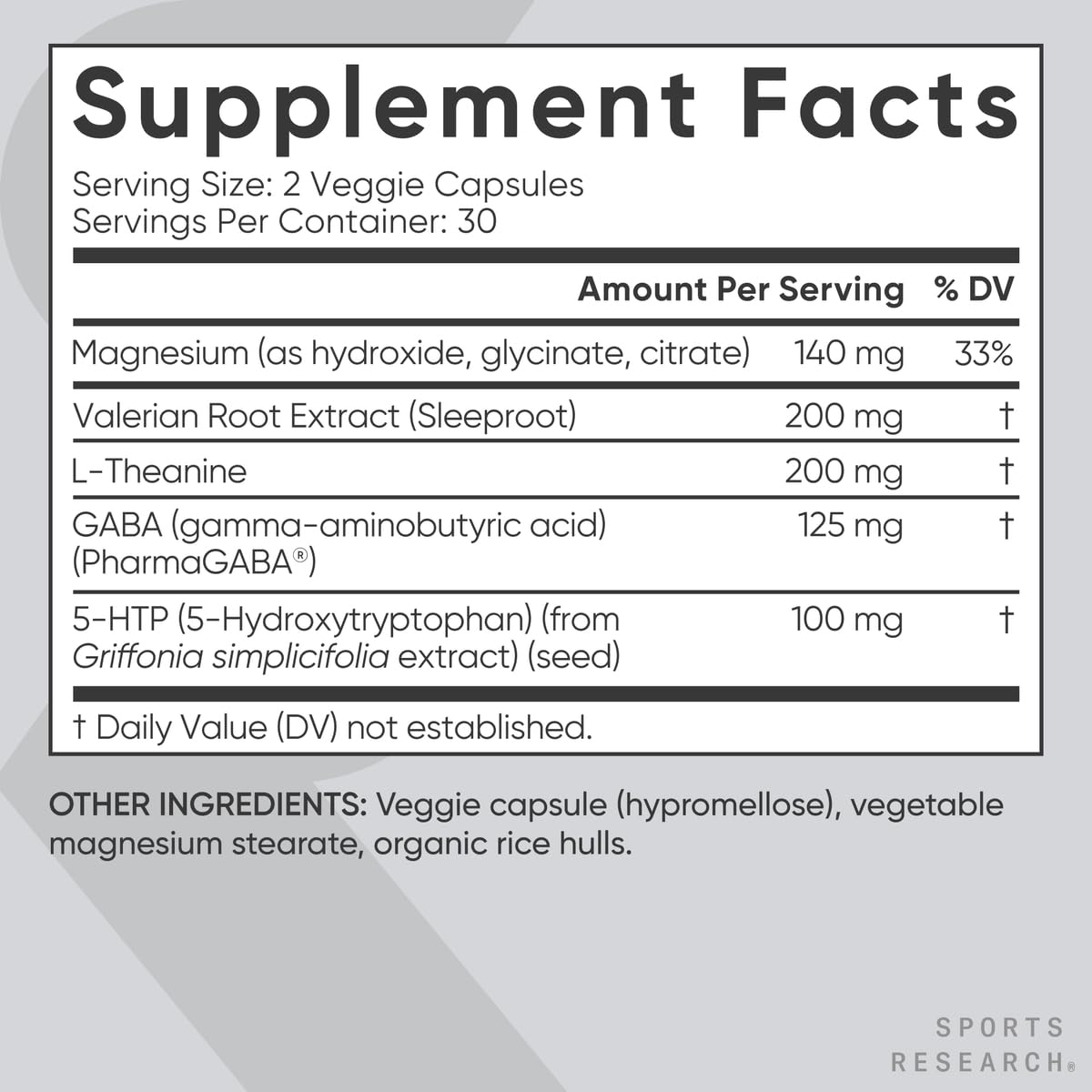 Sports Research Sleep Complex – dosage du soir et routine nocturne facile.