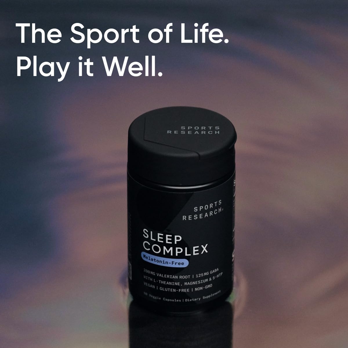 Sports Research Sleep Complex – emballage responsable et fabrication américaine certifiée.