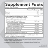 Sports Research Total Omega-3: krill antarctique et astaxanthine, antioxydants naturels.