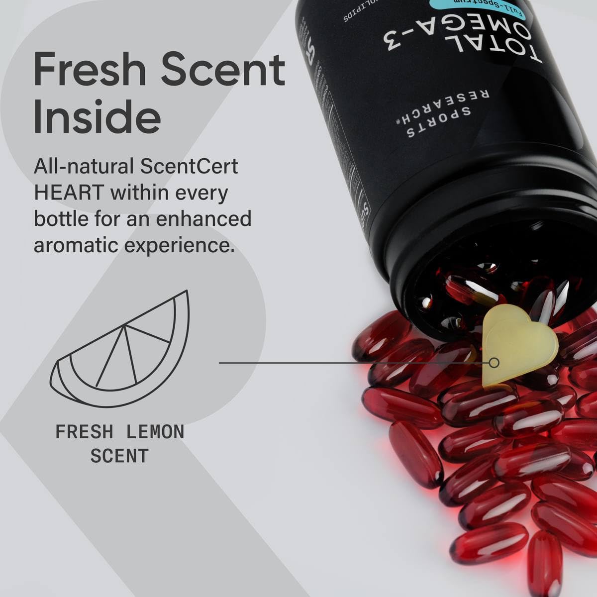 Sports Research Total Omega-3: saumon Sockeye sauvage, source naturelle d'oméga-3.