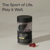 Lifestyle-friendly Sports Research vegan D3 + K2 gummies option for adults.