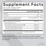 Sports Research Vegan Omega-3 D3, non-GMO: ingrédients végétaux sans OGM.