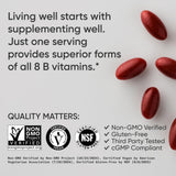 Sports Research Vitamine B-Complexe – ingrédients clés et formes actives des B vitamines.