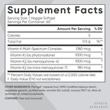 Sports Research Vitamin K Multi-Spectrum – Plantgel, gélules véganes sans gélatine animale.