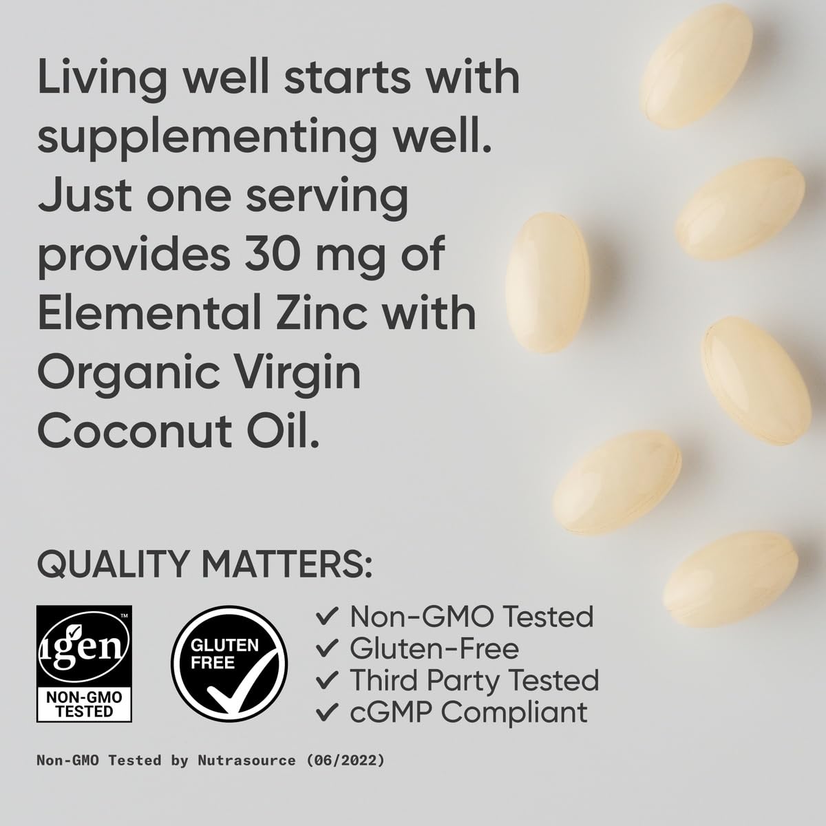 Sports Research Zinc Picolinate 30 mg - Emballage américain, qualité contrôlée.